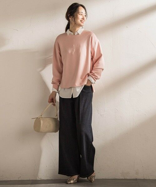 LAUTREAMONT / ロートレアモン カットソー | 【WEB限定】《暖色美》裏起毛クルーネックトップス≪手洗い≫ | 詳細13