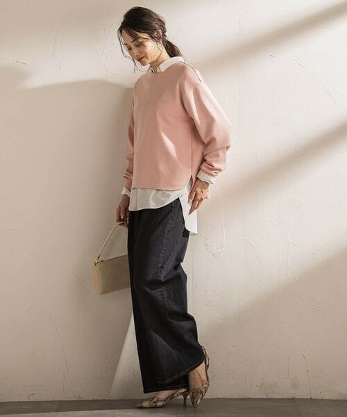 LAUTREAMONT / ロートレアモン カットソー | 【WEB限定】《暖色美》裏起毛クルーネックトップス≪手洗い≫ | 詳細14