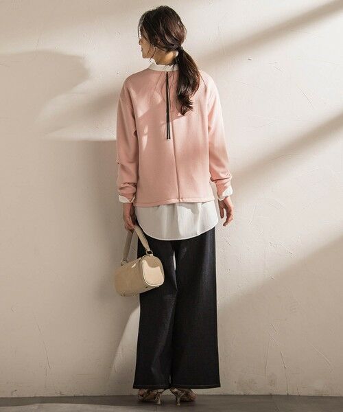 LAUTREAMONT / ロートレアモン カットソー | 【WEB限定】《暖色美》裏起毛クルーネックトップス≪手洗い≫ | 詳細15