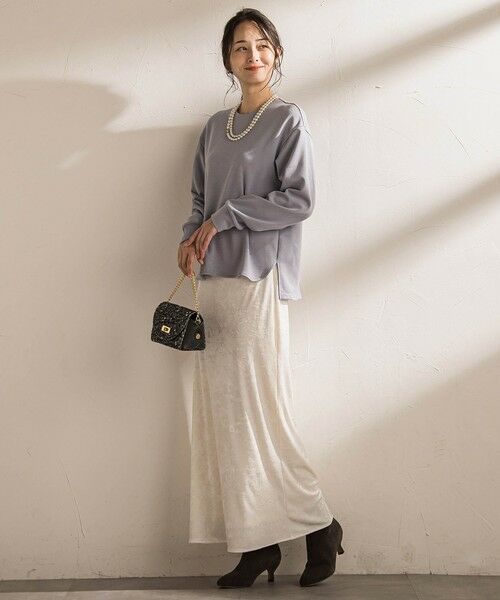 LAUTREAMONT / ロートレアモン カットソー | 【WEB限定】《暖色美》裏起毛クルーネックトップス≪手洗い≫ | 詳細17