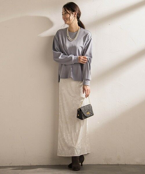 LAUTREAMONT / ロートレアモン カットソー | 【WEB限定】《暖色美》裏起毛クルーネックトップス≪手洗い≫ | 詳細18