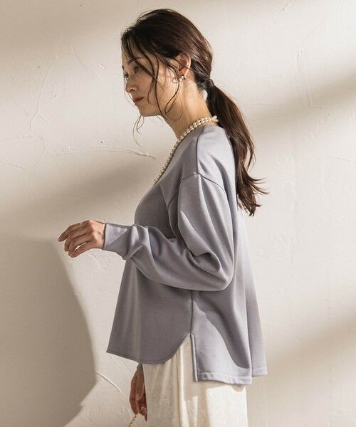 LAUTREAMONT / ロートレアモン カットソー | 【WEB限定】《暖色美》裏起毛クルーネックトップス≪手洗い≫ | 詳細20