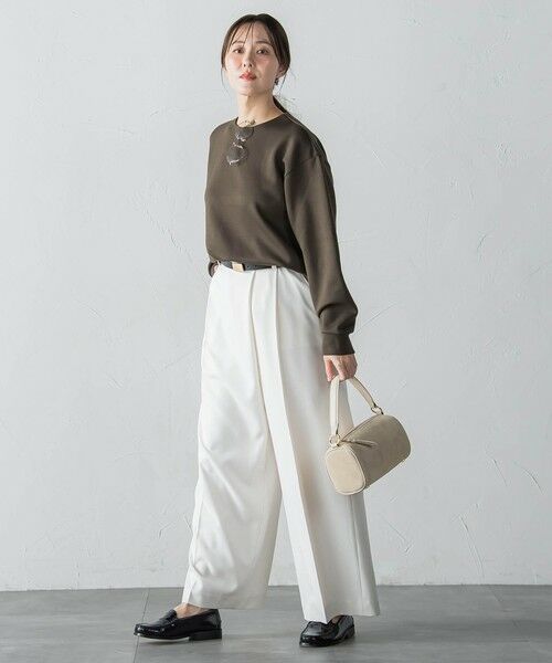 LAUTREAMONT / ロートレアモン カットソー | 【WEB限定】《暖色美》裏起毛クルーネックトップス≪手洗い≫ | 詳細21