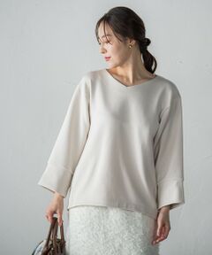 LAUTREAMONT / ロートレアモン カットソー | 【WEB限定】《暖色美》裏起毛Vネックトップス≪手洗い≫