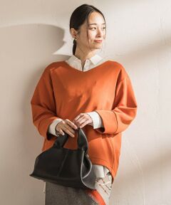 LAUTREAMONT / ロートレアモン カットソー | 【WEB限定】《暖色美》裏起毛Vネックトップス≪手洗い≫