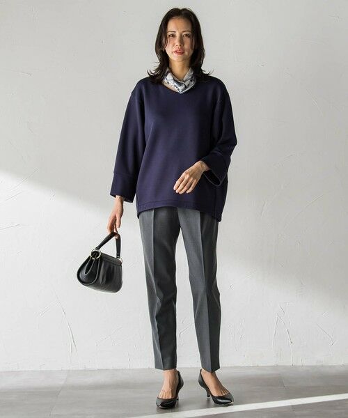 LAUTREAMONT / ロートレアモン カットソー | 【WEB限定】《暖色美》裏起毛Vネックトップス≪手洗い≫ | 詳細5