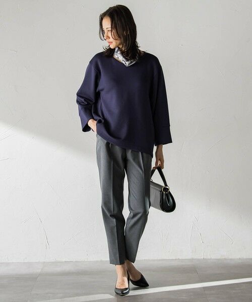 LAUTREAMONT / ロートレアモン カットソー | 【WEB限定】《暖色美》裏起毛Vネックトップス≪手洗い≫ | 詳細6