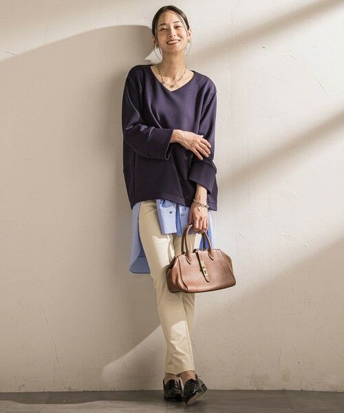 LAUTREAMONT / ロートレアモン カットソー | 【WEB限定】《暖色美》裏起毛Vネックトップス≪手洗い≫ | 詳細1