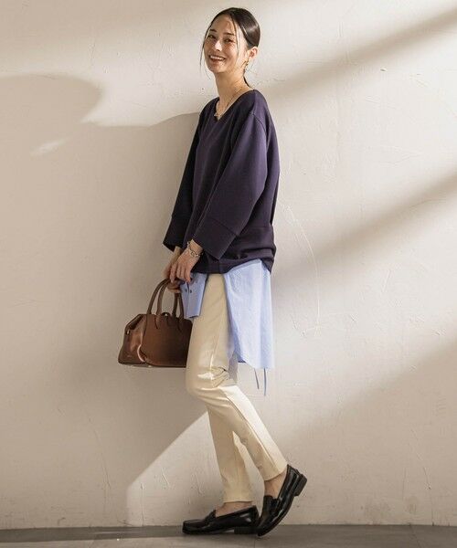 LAUTREAMONT / ロートレアモン カットソー | 【WEB限定】《暖色美》裏起毛Vネックトップス≪手洗い≫ | 詳細2