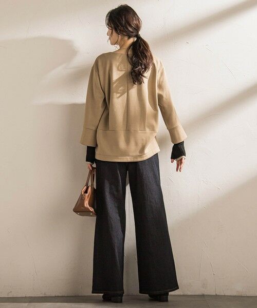 LAUTREAMONT / ロートレアモン カットソー | 【WEB限定】《暖色美》裏起毛Vネックトップス≪手洗い≫ | 詳細14