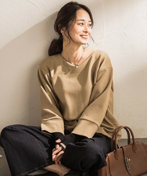 LAUTREAMONT / ロートレアモン カットソー | 【WEB限定】《暖色美》裏起毛Vネックトップス≪手洗い≫ | 詳細17