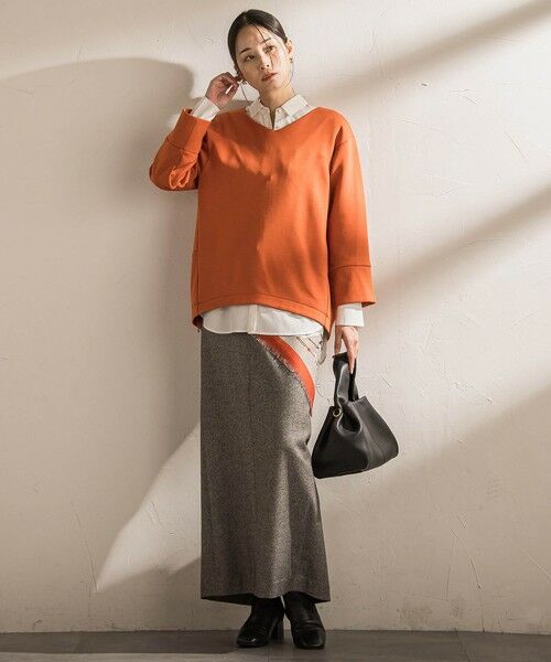 LAUTREAMONT / ロートレアモン カットソー | 【WEB限定】《暖色美》裏起毛Vネックトップス≪手洗い≫ | 詳細18