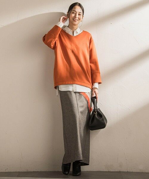 LAUTREAMONT / ロートレアモン カットソー | 【WEB限定】《暖色美》裏起毛Vネックトップス≪手洗い≫ | 詳細19