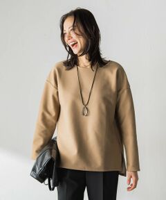 LAUTREAMONT / ロートレアモン カットソー | 【WEB限定】裏毛布クルーネックプルオーバー≪毛玉防止・ストレッチ≫