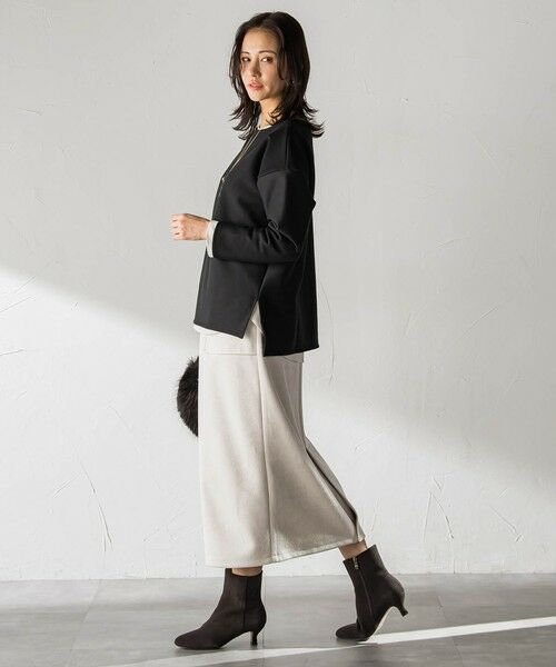 LAUTREAMONT / ロートレアモン カットソー | 【WEB限定】裏毛布クルーネックプルオーバー≪毛玉防止・ストレッチ≫ | 詳細7