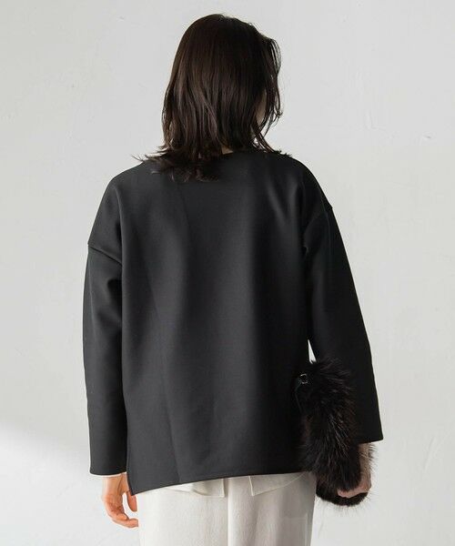 LAUTREAMONT / ロートレアモン カットソー | 【WEB限定】裏毛布クルーネックプルオーバー≪毛玉防止・ストレッチ≫ | 詳細13