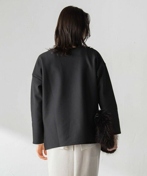 LAUTREAMONT / ロートレアモン カットソー | 【WEB限定】裏毛布クルーネックプルオーバー≪毛玉防止・ストレッチ≫ | 詳細3