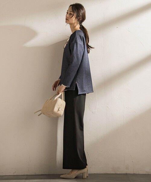 LAUTREAMONT / ロートレアモン カットソー | 【WEB限定】裏毛布クルーネックプルオーバー≪毛玉防止・ストレッチ≫ | 詳細5