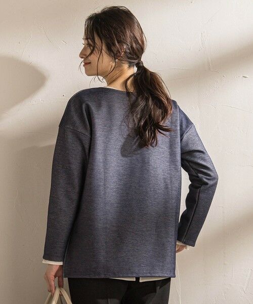 LAUTREAMONT / ロートレアモン カットソー | 【WEB限定】裏毛布クルーネックプルオーバー≪毛玉防止・ストレッチ≫ | 詳細7