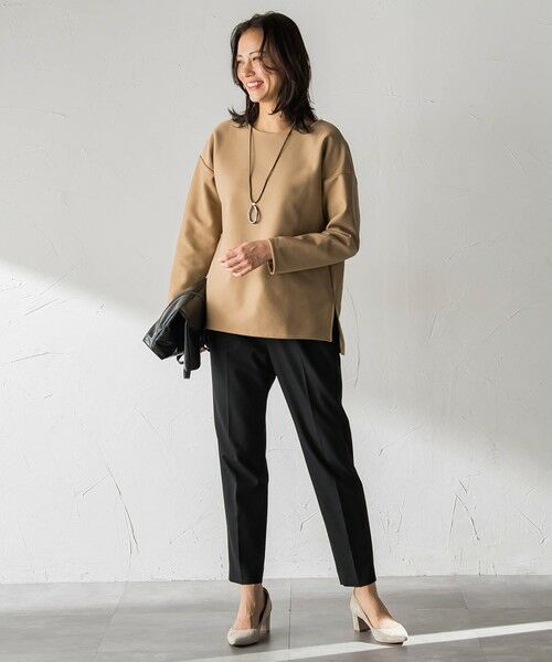 LAUTREAMONT / ロートレアモン カットソー | 【WEB限定】裏毛布クルーネックプルオーバー≪毛玉防止・ストレッチ≫ | 詳細28