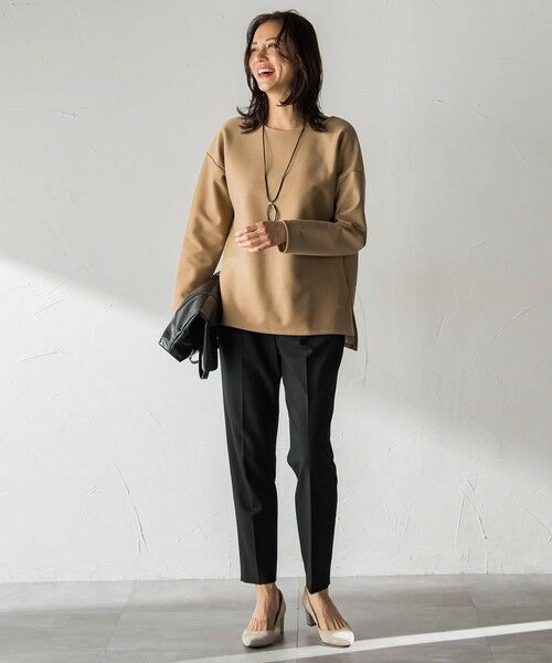 LAUTREAMONT / ロートレアモン カットソー | 【WEB限定】裏毛布クルーネックプルオーバー≪毛玉防止・ストレッチ≫ | 詳細30