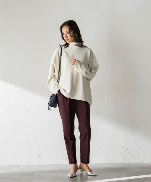 LAUTREAMONT / ロートレアモン カットソー | 【WEB限定】裏毛布スタンドネックプルオーバー≪毛玉防止・ストレッチ≫ | 詳細1