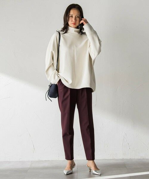 LAUTREAMONT / ロートレアモン カットソー | 【WEB限定】裏毛布スタンドネックプルオーバー≪毛玉防止・ストレッチ≫ | 詳細7