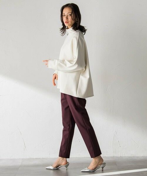 LAUTREAMONT / ロートレアモン カットソー | 【WEB限定】裏毛布スタンドネックプルオーバー≪毛玉防止・ストレッチ≫ | 詳細8