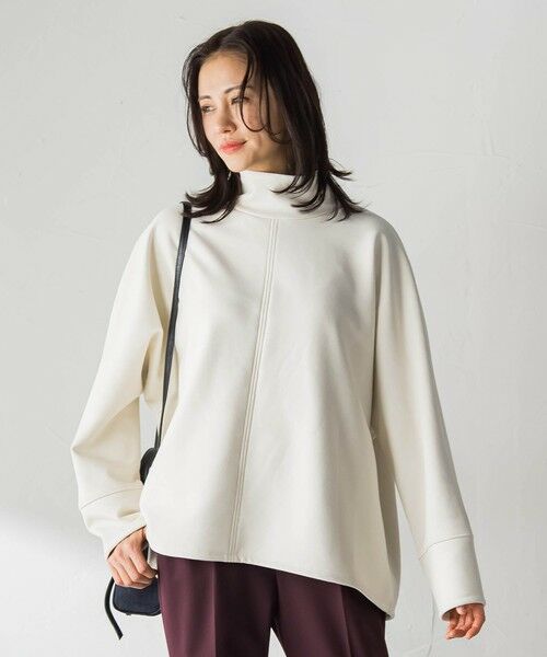 LAUTREAMONT / ロートレアモン カットソー | 【WEB限定】裏毛布スタンドネックプルオーバー≪毛玉防止・ストレッチ≫ | 詳細10