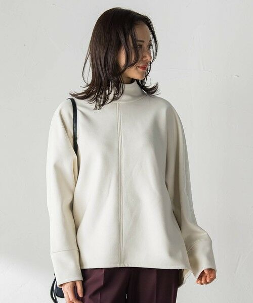 LAUTREAMONT / ロートレアモン カットソー | 【WEB限定】裏毛布スタンドネックプルオーバー≪毛玉防止・ストレッチ≫ | 詳細12