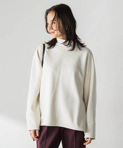 LAUTREAMONT / ロートレアモン カットソー | 【WEB限定】裏毛布スタンドネックプルオーバー≪毛玉防止・ストレッチ≫ | 詳細13