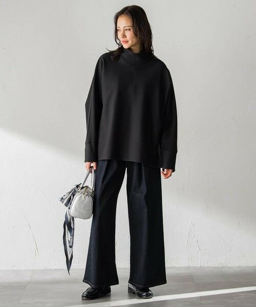 LAUTREAMONT / ロートレアモン カットソー | 【WEB限定】裏毛布スタンドネックプルオーバー≪毛玉防止・ストレッチ≫ | 詳細18