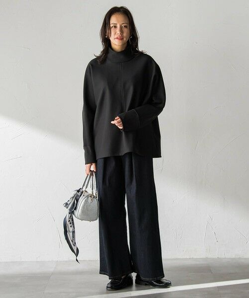 LAUTREAMONT / ロートレアモン カットソー | 【WEB限定】裏毛布スタンドネックプルオーバー≪毛玉防止・ストレッチ≫ | 詳細19