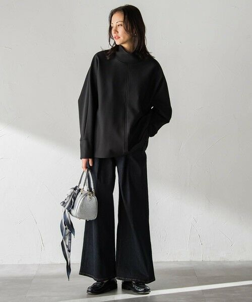 LAUTREAMONT / ロートレアモン カットソー | 【WEB限定】裏毛布スタンドネックプルオーバー≪毛玉防止・ストレッチ≫ | 詳細20