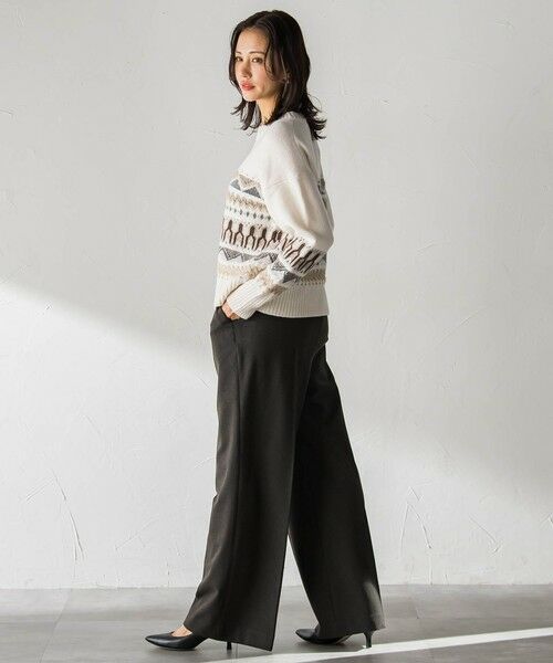 LAUTREAMONT / ロートレアモン その他パンツ | 両面起毛ドロストワイドパンツ | 詳細7