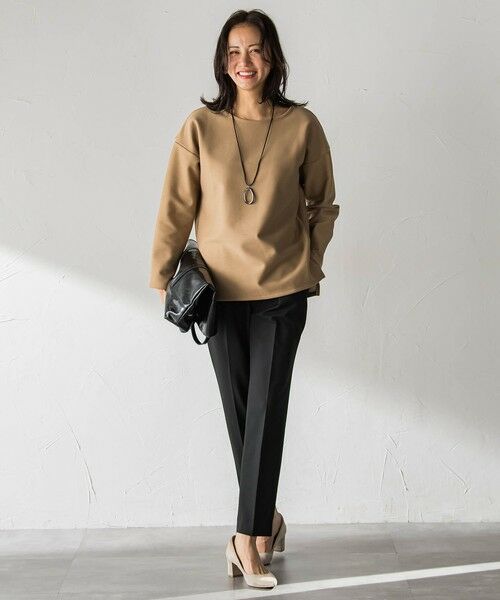 LAUTREAMONT / ロートレアモン その他パンツ | 【WEB限定】美シルエット裏起毛ストレッチパンツ≪13号あり/毛玉防止≫ | 詳細3