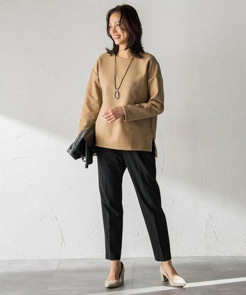 LAUTREAMONT / ロートレアモン その他パンツ | 【WEB限定】美シルエット裏起毛ストレッチパンツ≪13号あり/毛玉防止≫ | 詳細4