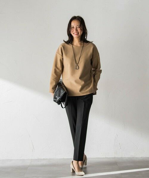 LAUTREAMONT / ロートレアモン その他パンツ | 【WEB限定】美シルエット裏起毛ストレッチパンツ≪13号あり/毛玉防止≫ | 詳細1