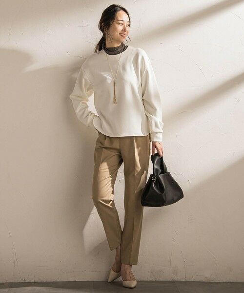 LAUTREAMONT / ロートレアモン その他パンツ | 【WEB限定】美シルエット裏起毛ストレッチパンツ≪13号あり/毛玉防止≫ | 詳細7