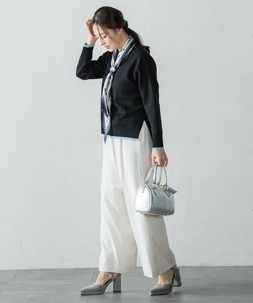 LAUTREAMONT / ロートレアモン ニット・セーター | 配色クルーネックニット≪洗える≫ | 詳細4