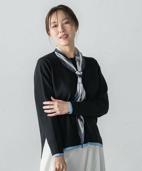 LAUTREAMONT / ロートレアモン ニット・セーター | 配色クルーネックニット≪洗える≫ | 詳細5