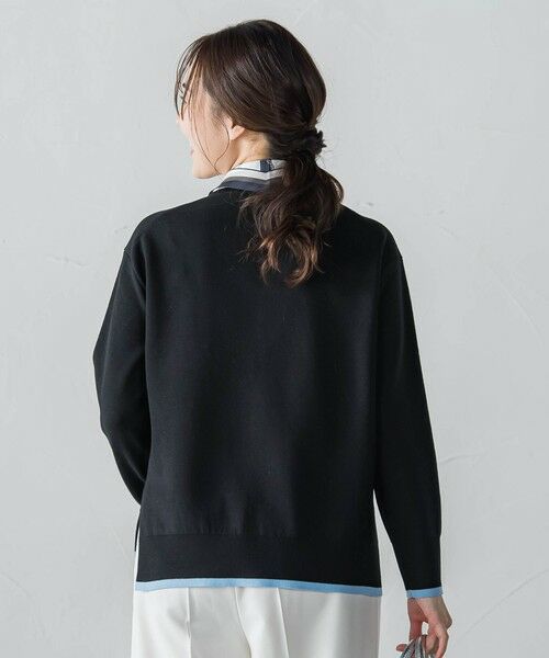 LAUTREAMONT / ロートレアモン ニット・セーター | 配色クルーネックニット≪洗える≫ | 詳細6