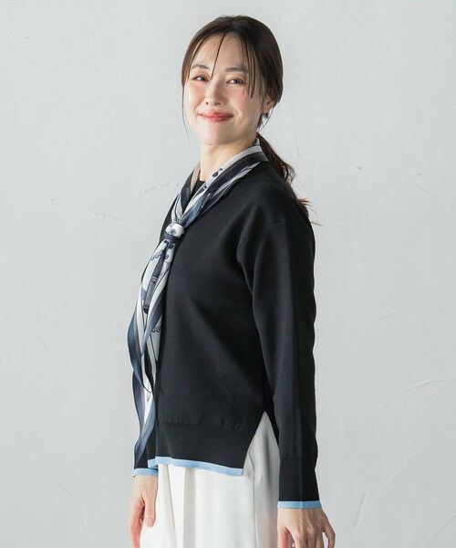 LAUTREAMONT / ロートレアモン ニット・セーター | 配色クルーネックニット≪洗える≫ | 詳細8