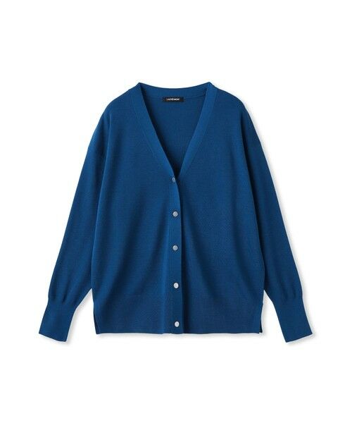 LAUTREAMONT / ロートレアモン カーディガン・ボレロ | Brisbane Vネックカーディガン≪洗える≫（ブルー）