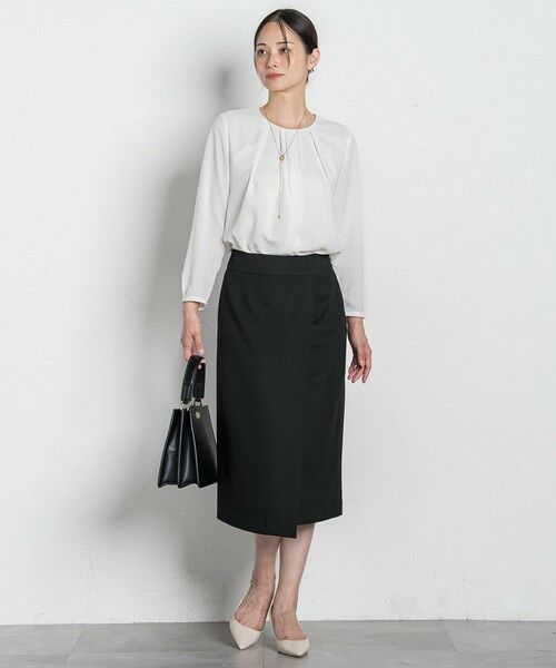 LAUTREAMONT / ロートレアモン シャツ・ブラウス | フロントタックブラウス≪透けにくい≫ | 詳細1