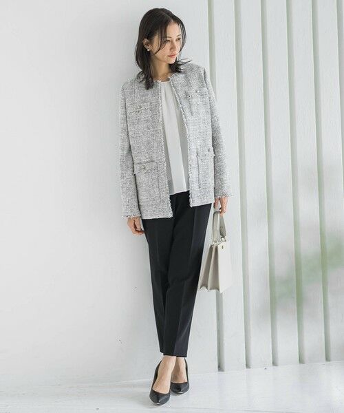 LAUTREAMONT / ロートレアモン シャツ・ブラウス | フロントタックブラウス≪透けにくい≫ | 詳細12