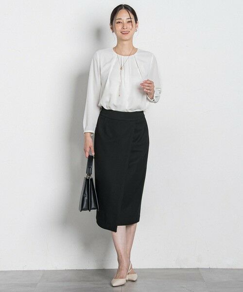 LAUTREAMONT / ロートレアモン シャツ・ブラウス | 【WEB限定 13号】フロントタックブラウス≪透けにくい≫ | 詳細3