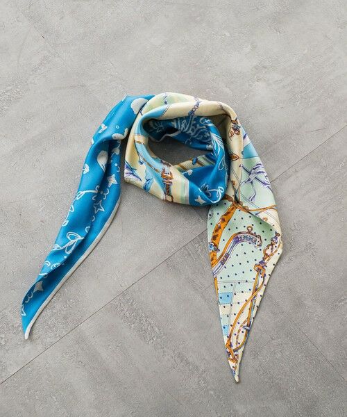 LAUTREAMONT / ロートレアモン マフラー・ショール・スヌード・ストール | 【manipuri】＜ダイヤ型スカーフ＞（ビットバルーン）