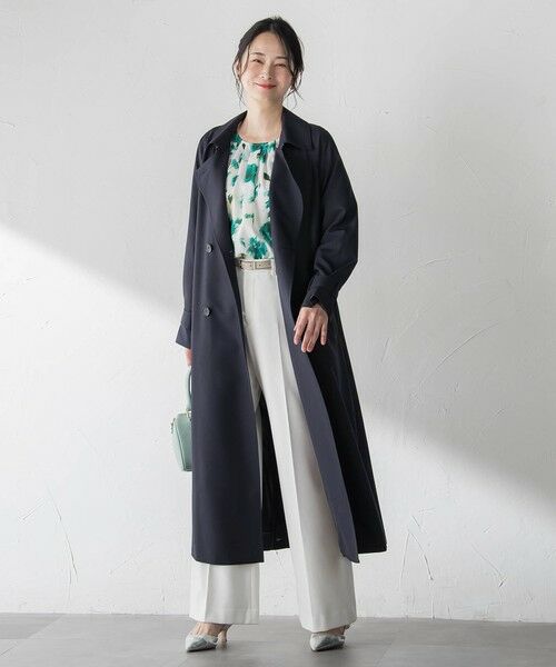 LAUTREAMONT / ロートレアモン ダッフルコート | 【ラク軽トレンチ】ラグランスリーブスプリングコート≪撥水/手洗い≫ | 詳細16