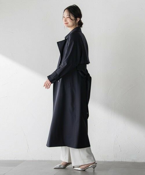 LAUTREAMONT / ロートレアモン ダッフルコート | 【ラク軽トレンチ】ラグランスリーブスプリングコート≪撥水/手洗い≫ | 詳細17